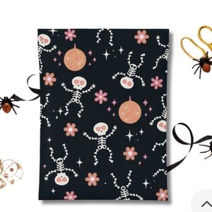 NEW! 💀10 Skelly Black Poly Mailers 14 x 17 inch